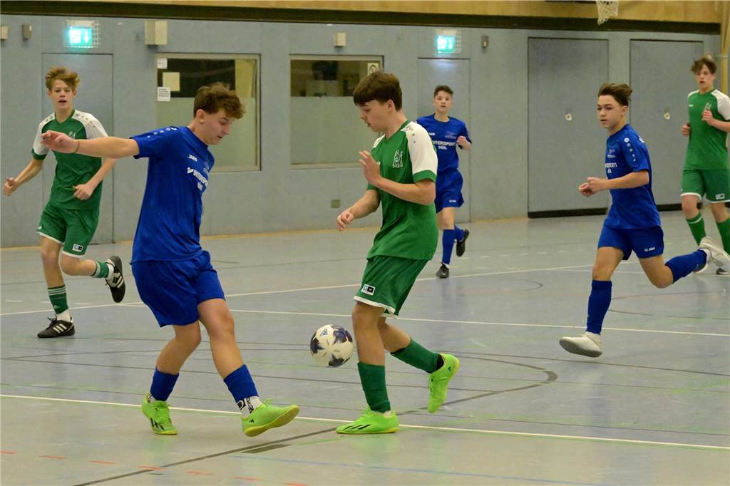 In Werne fanden die Hallenfußballstadtmeisterschaften der Schulen statt.