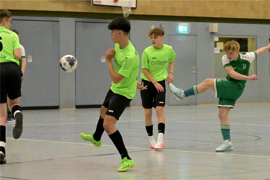 In Werne fanden die Hallenfußballstadtmeisterschaften der Schulen statt.