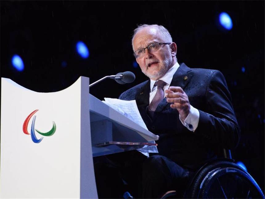 Rios Herz und die Angst, was kommt IPC-Präsident Sir Philip Craven bei seiner Abschlussrede. Foto: Thomas Lovelock