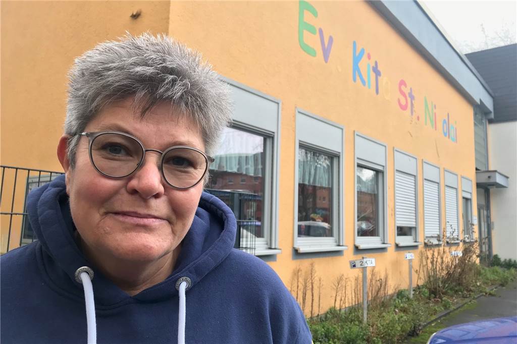 Kita in Dortmund nach Corona-Ausbruch geschlossen – Wie sicher sind Selbsttests? Ira Kersebaum leitet die Kita St. Nicolai im Dortmunder Kreuzviertel.