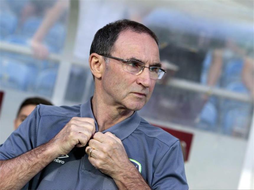 Irland-Coach O'Neill: «Sind bereit für den Weltmeister» Irlands Nationaltrainer Martin O'Neill geht selbstbewusst in das Duell mit Deutschland. Foto: Filipe Farinha