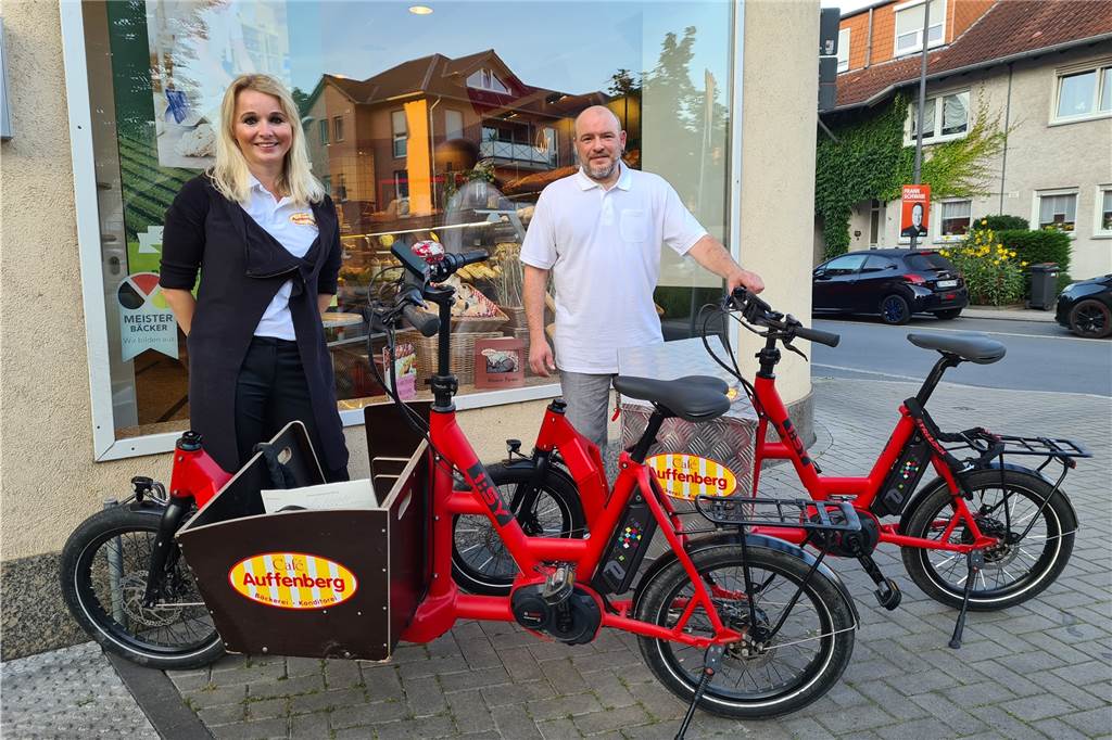 Der Lastenfahrrad-Trend: Über Fahreigenschaften, Fans und Fördergelder Isabel Auffenberg und Christian Tann wollen auf ihre Lastenräder nicht mehr verzichten.