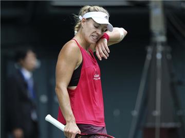 Ist beim WTA-Turnier ausgeschieden: Angelique Kerber. Foto: Koji Sasahara