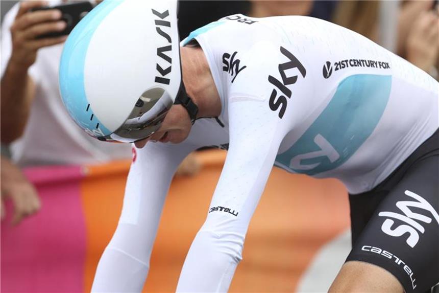 Studie soll belegen: Salbutamol-Tests ungenau Ist derzeit beim Giro d'Italia am Start: Chris Froome. Foto: Oded Balilty/AP
