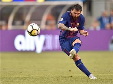 Ist mit dem FC Barcelona im Supercup gegen Real Madrid gefordert: Lionel Messi. Foto: Brooks Von Arx