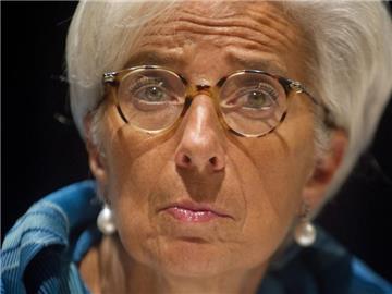 IWF-Chefin Christine Lagarde. Das Ende der Rezession in der Eurozone lässt nach einer IWF-Prognose noch länger auf sich warten. Foto: Everett Kennedy Brown