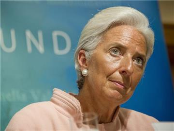IWF-Chefin Christine Lagarde erwartet, dass sich die globale Konjunktur deutlich schlechter entwickelt als erhofft. Foto: Everett Kennedy Brown