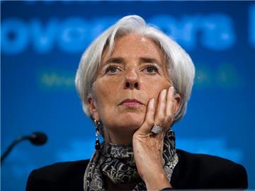 IWF-Chefin Christine Lagarde ist erleichtert: Der G20-Club der Top-Wirtschaftsmächte einigte sich, die «Feuerkraft» des IWF zu erhöhen. Foto: Shawn Thew