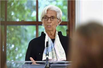 IWF-Chefin Christine Lagarde warnt: Ein Brexit ohne Abkommen käme einem „sofortigen Einbruch“ gleich. Foto: John Stillwell/PA Pool/AP