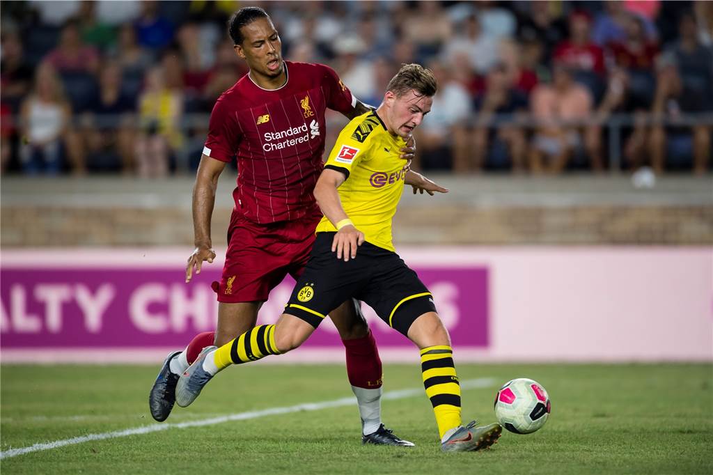 Variabler BVB besiegt Liverpool 3:2 - Alcacer trifft erneut Jacob Bruun Larsen erzielt den Treffer zum 3:1.
