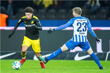 Jadon Sancho betrieb gegen Berlin Werbung in eigener Sache.