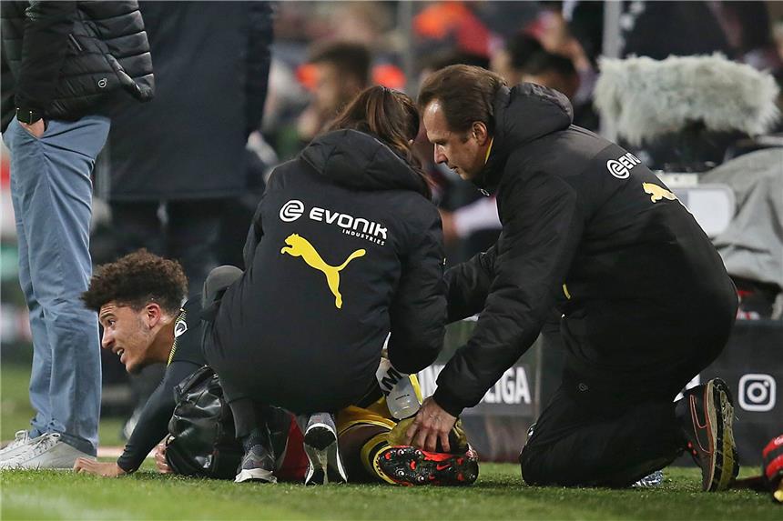 BVB-Youngster muss mehrere Wochen pausieren Jadon Sancho fehlt dem BVB mehrere Wochen.