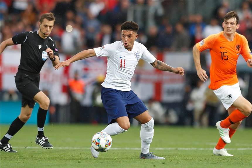 Diese BVB-Spieler sind international im Einsatz Jadon Sancho ist mit England in der EM-Qualifikation gefordert.