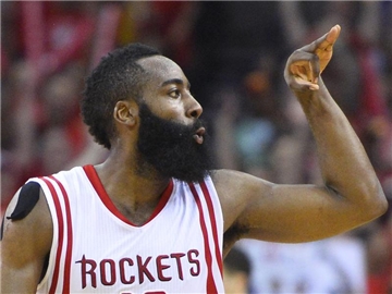 James Harden ist der Star der Houston Rockets. Foto: Larry W. Smith