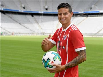 James Rodríguez kam von Real Madrid zum FC Bayern. Foto: Felix Hörhager
