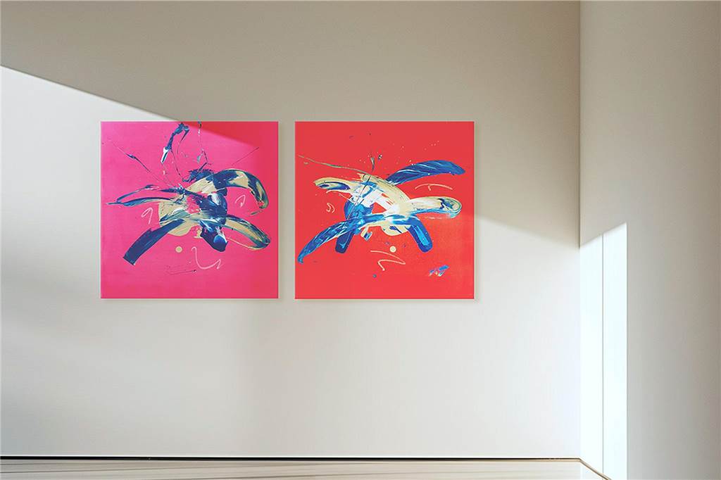 Jan Baumeister hat Grenzen gesprengt: Ausstellung in Berlin Jan Baumeister hat in seinen Bildern seinen Emotionen Ausdruck verliehen.