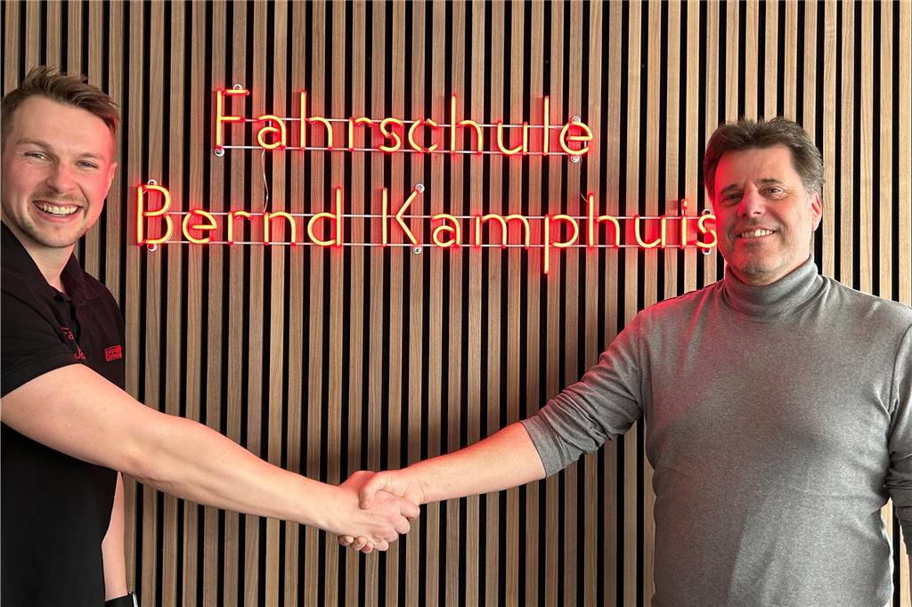 Jan Droese hat Anfang dieses Jahres auch die Kirchhellener Fahrschule von Bernd Kamphuis übernommen.