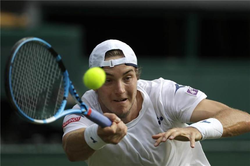 Struff in Winston-Salem im Achtelfinale ausgeschieden Jan-Lennard Struff ist in Winston-Salem ausgeschieden. Foto: Ben Curtis/AP
