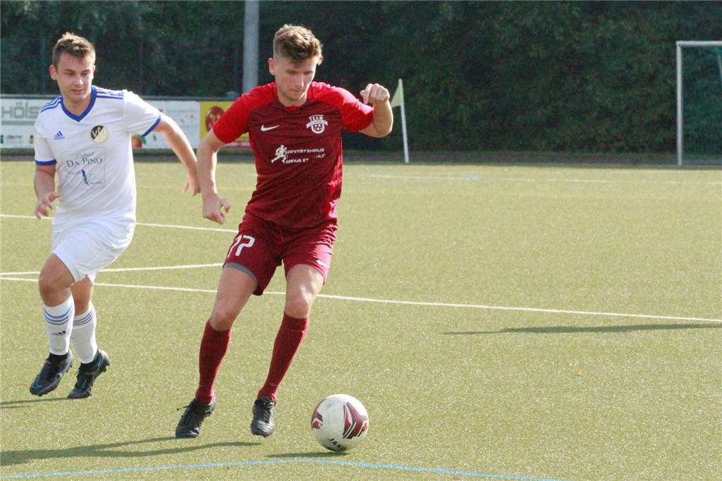 Außenspieler verlässt Werner SC nach vier Jahren Jannis Vertgewall (r.) kam in seinen vier Jahren in Werne nur zu wenigen Einsätzen.