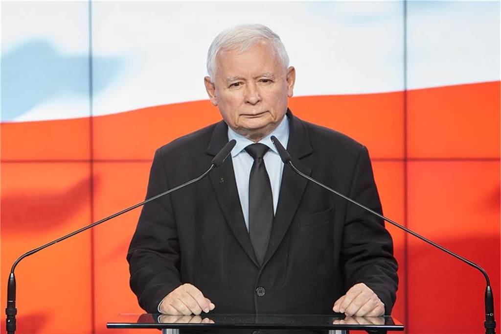 Weltkriegsschäden: Polen fordert 1,3 Billionen Euro von Deutschland Jaroslaw Kaczynski, Vorsitzender der nationalkonservativen Regierungspartei PiS in Polen