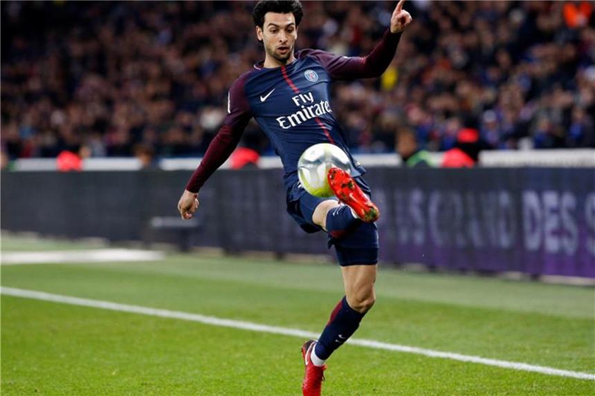 PSG-Profi Javier Pastore vor Wechsel zur AS Rom Javier Pastore schließt sich nach sieben Jahren bei Paris St. Germain zur neuen Saison dem AS Rom an. Foto: Thibault Camus/AP