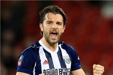 Jay Rodriguez von Premier-League-Club West Bromwich Albion droht wegen angeblicher rassistischer Beleidigung eine Sperre. Foto: Peter Byrne