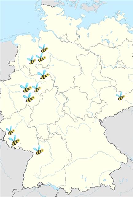 Von Hombruch nach ganz Deutschland: Bienenautomaten sind der Renner Jede Biene ein Automat: Sebastian Everdings Automaten stehen an vielen Orten in Deutschland. Und es werden immer mehr.