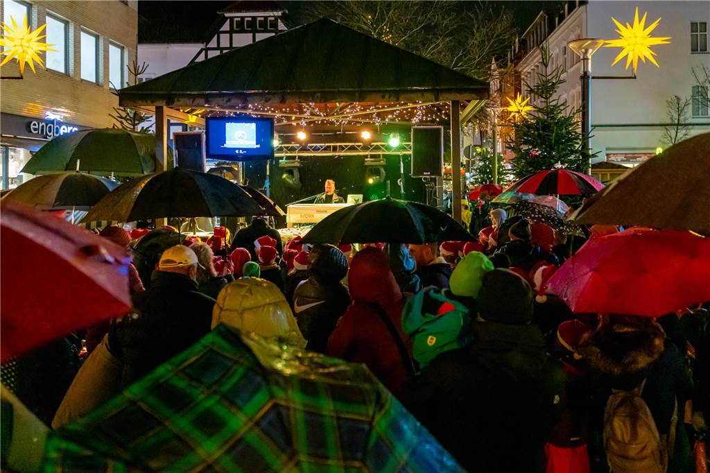 Menschenmenge in der Lüner Innenstadt