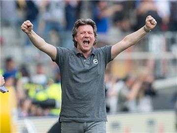 Jeff Saibene: "Bin glücklich, dass ich meine Arbeit bei Arminia fortsetzen kann." Foto: Guido Kirchner