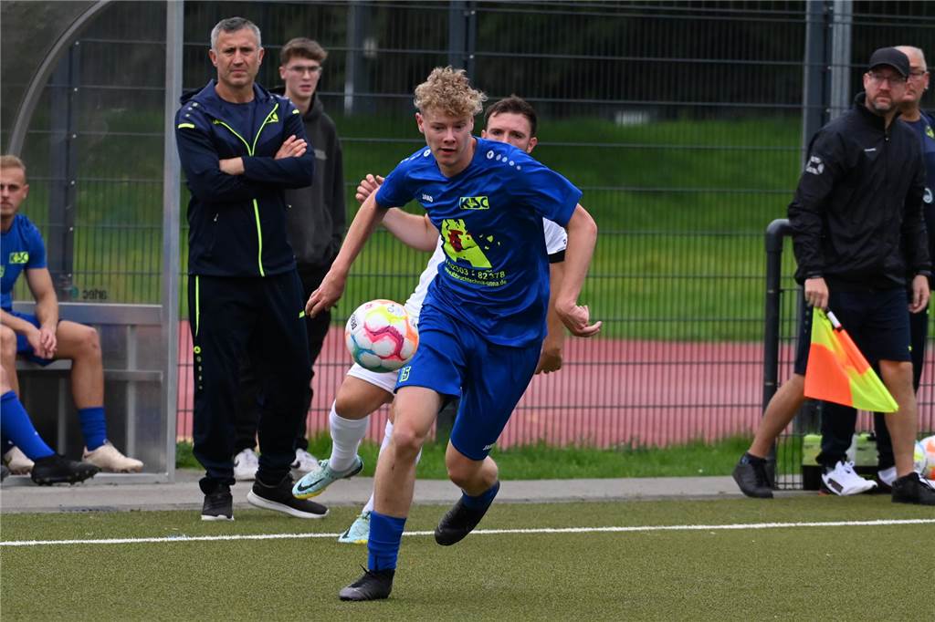 Jendrik Duske fehlt dem Kamener SC mit einer schweren Verletzung Jendrik Duske hat den Ball im Blick.