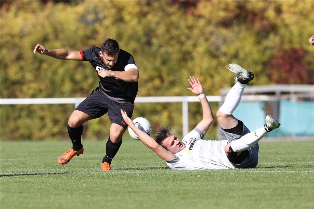 Joachim Mrowiec am Boden – ein Bild, das die Saison des FC Nordkirchen nicht widerspiegelt.