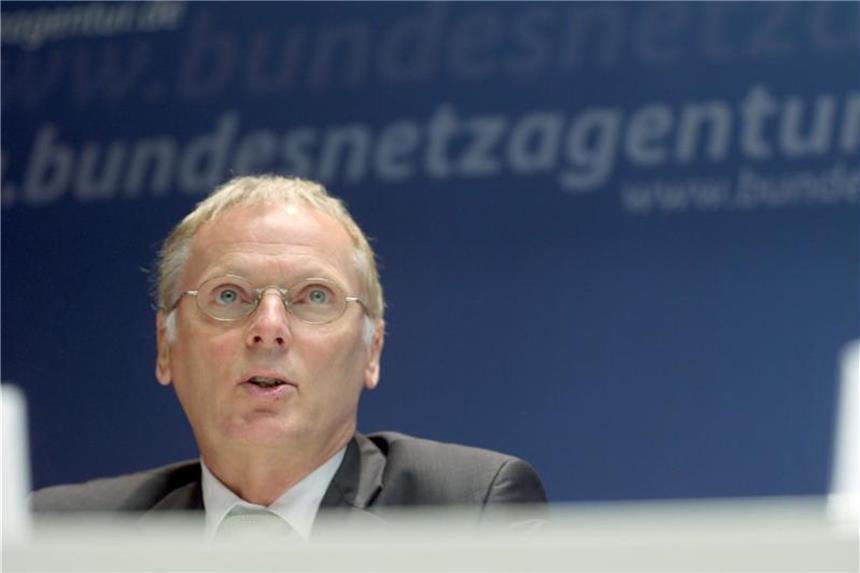 Jochen Homann, Präsident der Bundesnetzagentur. Die Gebühren für den Stromtransport sind in den vergangenen Jahren insgesamt deutlich gewachsen. Sie machen fast ein Viertel des Strompreises aus. Foto: Oliver Berg