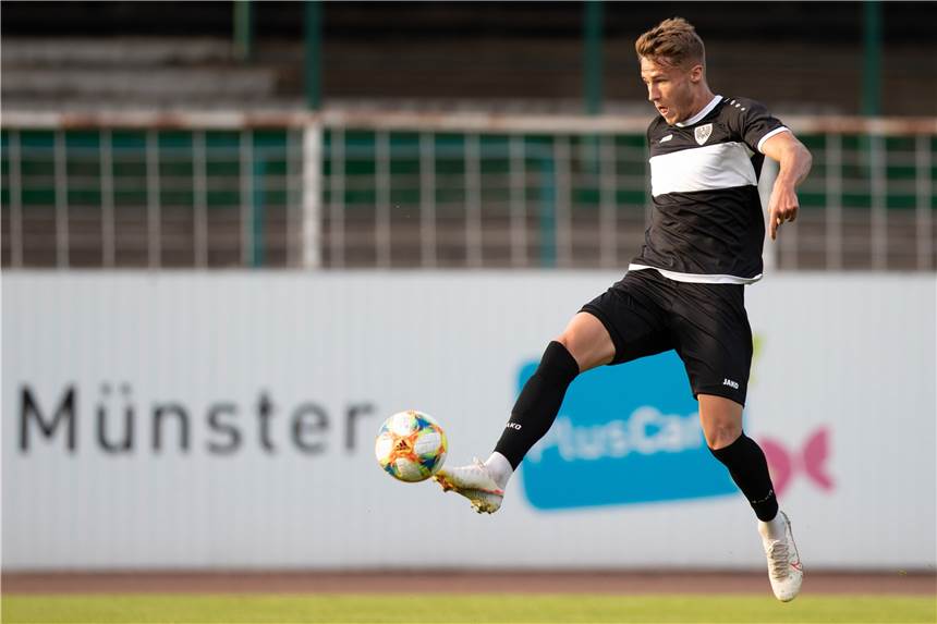 Joel Grodowski leitet für Preußen Münster in dramatischem Spiel die Wende ein Joel Grodowski traf beim Sieg von Preußen Münster.