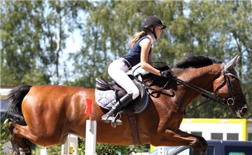 Johanna Schulze Thier belegte mit beiden Pferden den 13. Platz in Hagen.