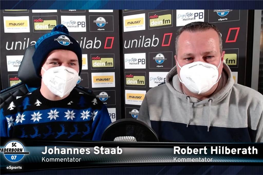 Dortmunder Bezirksliga-Fußballer kommentiert für Team aus der 2. Bundesliga Johannes Staab kommentierte gemeinsam mit Robert Hilberath, Stadionsprecher des SC Paderborn.