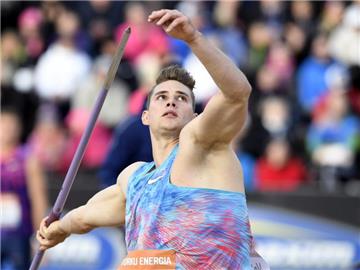 Johannes Vetter setzte sich gegen Thomas Röhler durch. Foto: Heikki Saukkomaa/Archiv