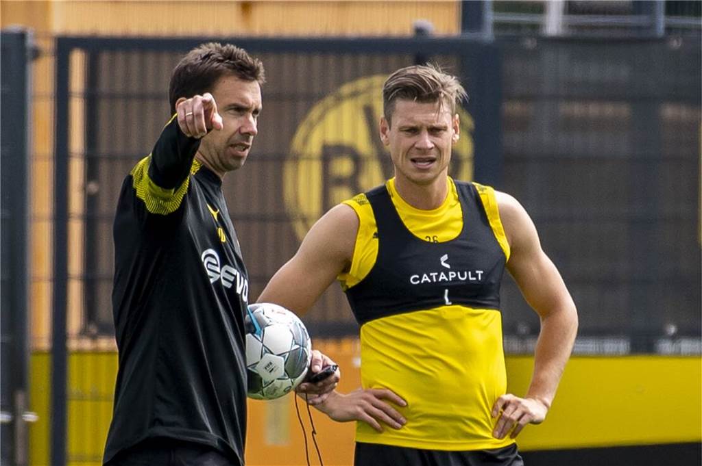Beck-Nachfolger: BVB hat Entscheidung für neuen Athletik-Chef gefällt Johannes Wieber (l.) wird neuer Athletik-Cheftrainer bei Borussia Dortmund.