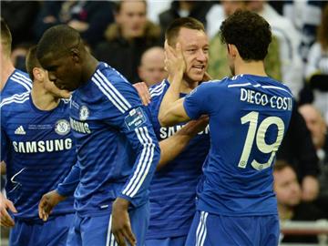John Terry brachte Chelsea in Führung. Foto: Andy Rain