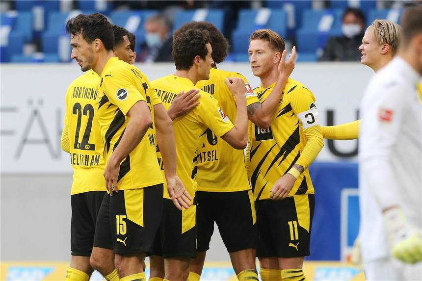 Reus bricht den BVB-Bann und beendet schwarze Serie gegen Hoffenheim Joker Marco Reus (r.) sicherte den BVB-Sieg bei 1899 Hoffenheim.