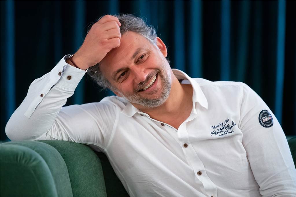Cineworld: Berühmte Musiker im Konzert auf großer Leinwand zu erleben Jonas Kaufmann, Opernsänger (Tenor), aufgenommen bei einem Pressegespräch in der bayerischen Staatsoper.