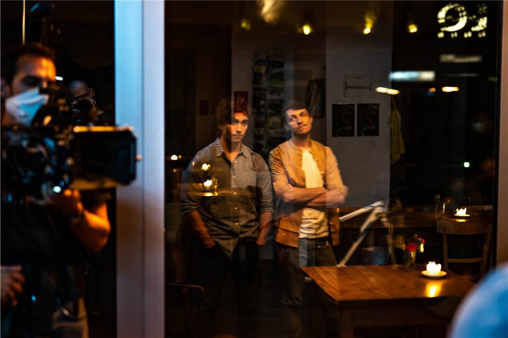 Jonathan Elias Weiske (l.) und Marcel Becker-Neu spielen Niko und Julian.