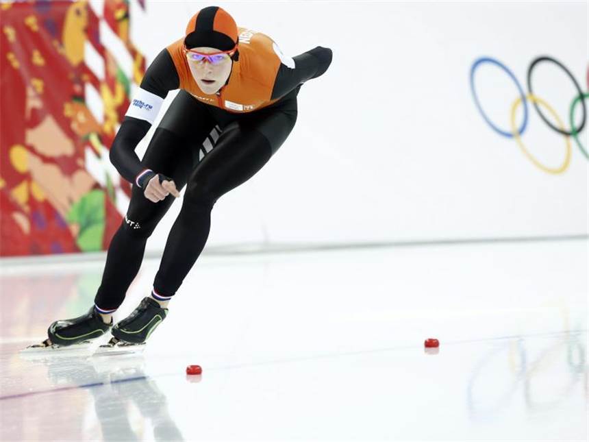 Rekord: Ter Mors mit Starts in zwei Disziplinen Jorien ter Mors startet im Eisschnelllauf und im Shorttrack. Foto: Vincent Jannink