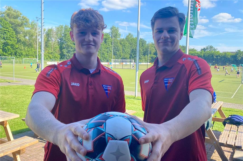 Torwart-Hammer für den Werner SC: Rückkehrer und Oberliga-Keeper kommen Jorma Hoppe (l.) und Jan Trahe spielen ab dem Sommer für den Werner SC.
