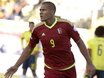 José Salomón Rondón war der Matchwinner für Venezuela. Foto: Kiko Huesca