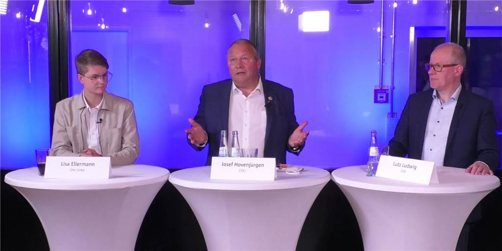 Josef Hovenjürgen (CDU) und Lutz Ludwig (FDP) repräsentieren die aktuelle Regierung – und deren Schulpolitik.