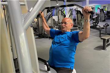 Josef Quante trainiert täglich im Feel Fit.
