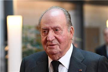 Juan Carlos I., Altkönig von Spanien, 2017 beim europäischen Trauerakt für den Altkanzler Kohl in Straßburg. Foto: Sven Hoppe