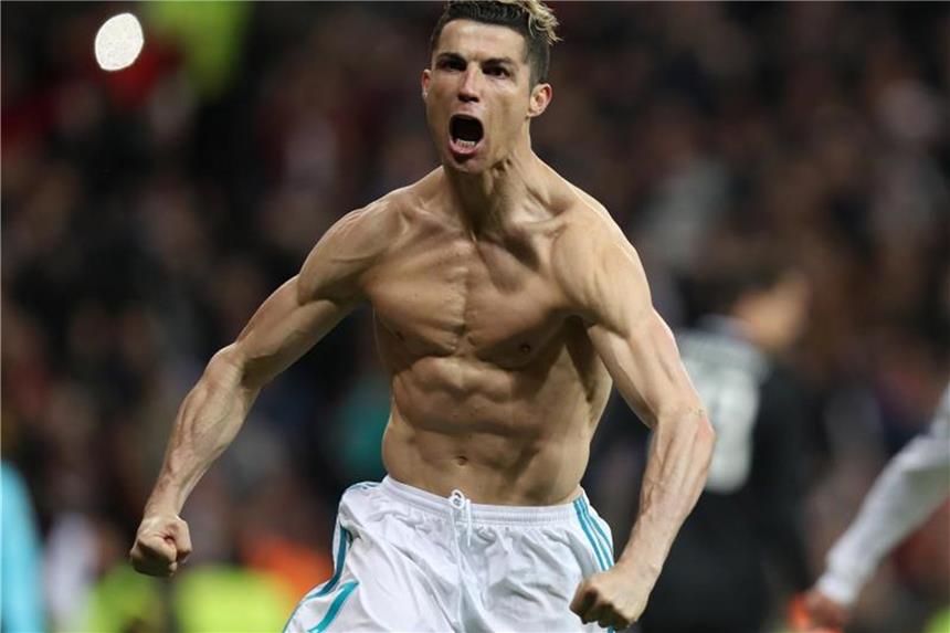 Ronaldo-Gerüchte beflügeln Juves Aktienkurs Jubelt Ronaldo zukünftig für Juventus Turin. Allein das Gerücht lässt den Aktienkurs des Clubs steigen. Foto: M. Blondeau/Zuma Press