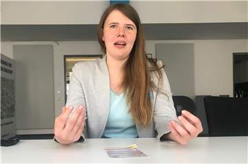 Judith Storb wurde von der Partei „Die Partei“ zur Kandidatin für die Oberbürgermeisterwahl am 13. September gewählt - in Dortmund und in Solingen.