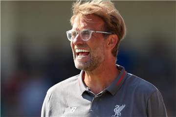 Jürgen Klopp, Trainer des FC Liverpool, freut sich auf die neue Premier-League-Spielzeit mit dem FC Liverpool. Foto: Mike Egerton/PA Wire